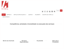 Tablet Screenshot of caelnet.com.br